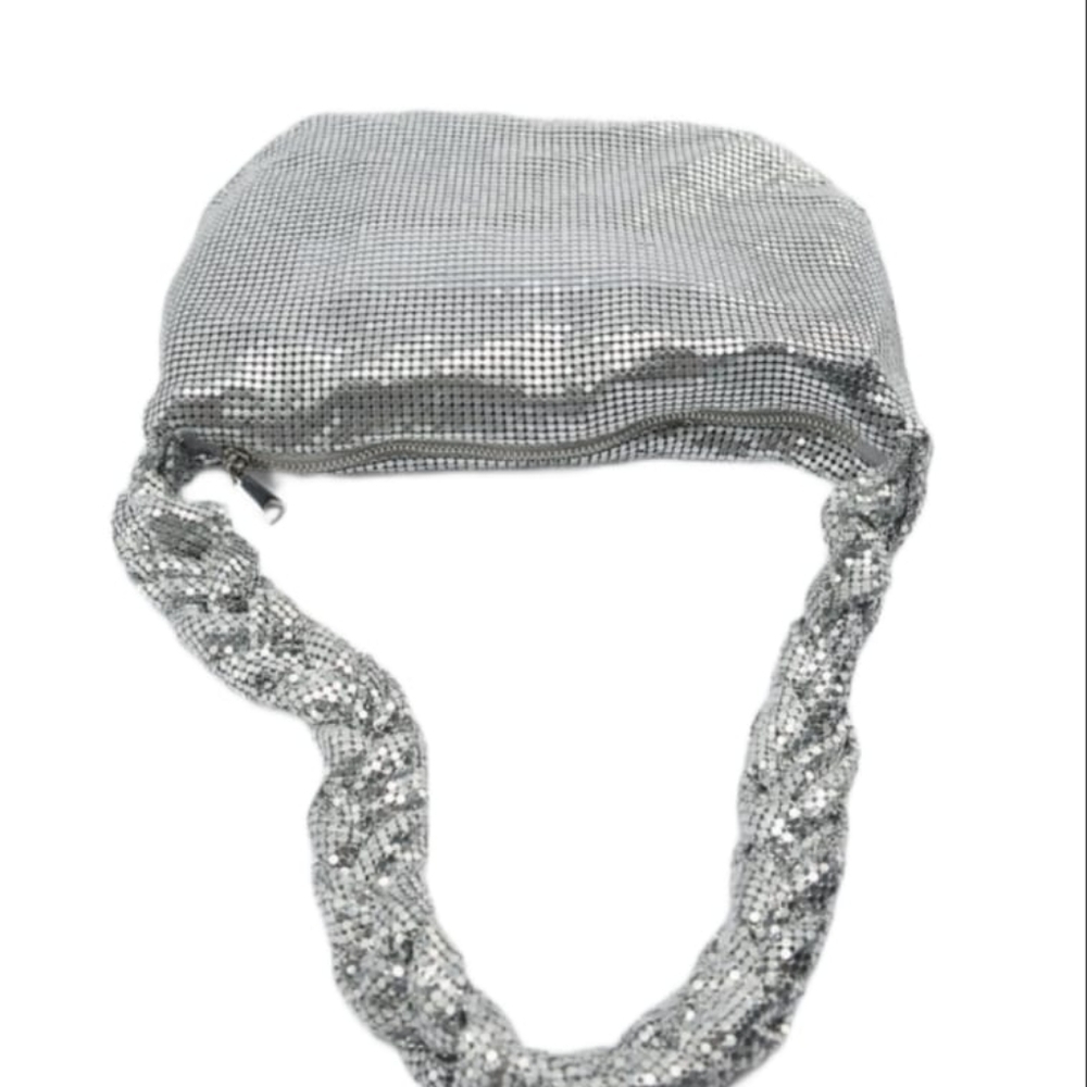 ZARA SPARKLY SHOULDER BAG SILVER | 6374/010 - Picture 4 of 4